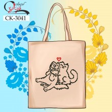 Еко-сумка під вишивку "Кіт Саймона" (закоханий)