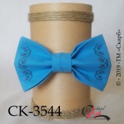 Краватка-метелик під вишивку "Класична" (блакитна)